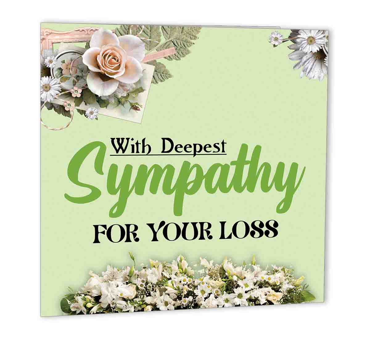 Sorry for your Loss Cards - Mourning Bereavement Cards - Deepest Sympathy Card - Purple Fox Gifts