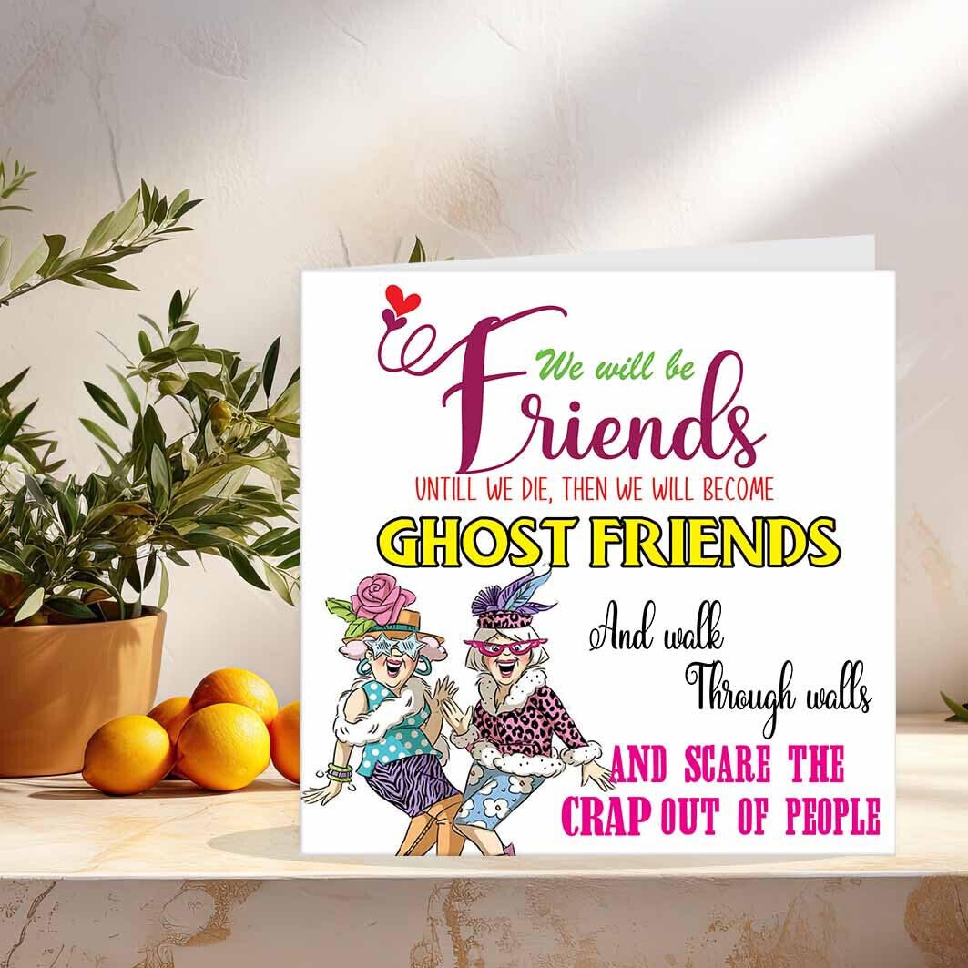 Funny Birthday Cards for Women Her Best Friend female ladies rude birthday cards - Purple Fox Gifts